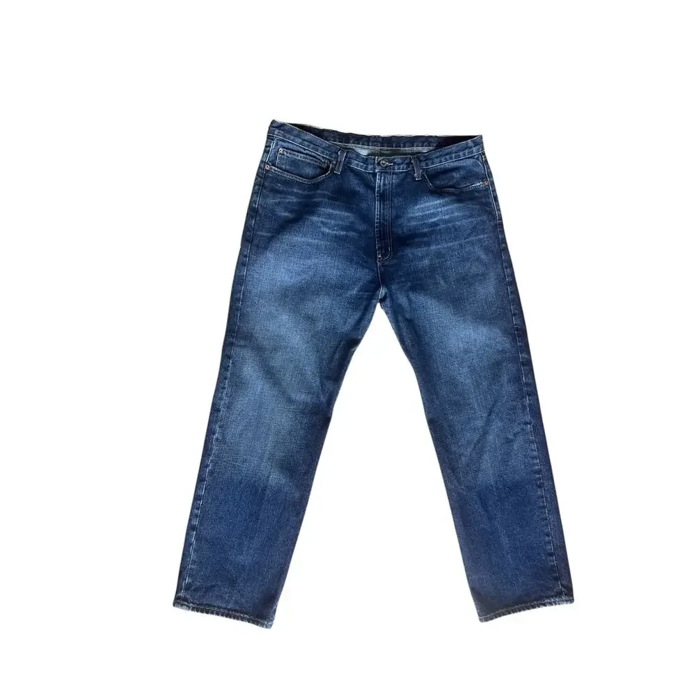 Vintage Polo Ralph Lauren Hayden Jeans Size 40x32 Blue Straight Denim Distressed